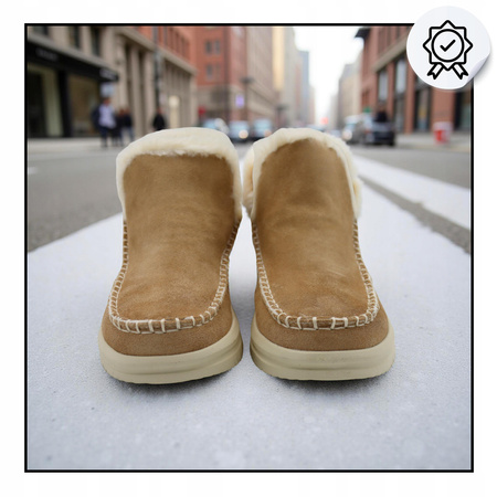 Buty damskie ocieplane lekkie wygodne heydude camden suede 42028265