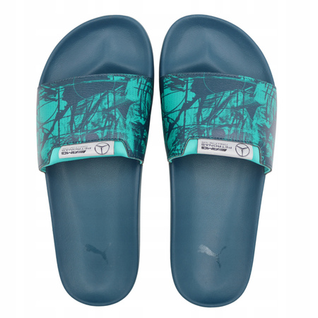 KLAPKI MĘSKIE NA BASEN NA PLAŻE PUMA MAPF1 LEADCAT GRAPHI 308082 01 
