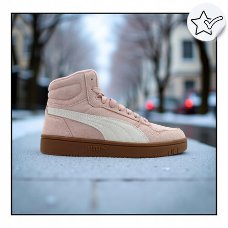 Buty młodzieżowe ocieplane dla dziewczynki wygodne puma 407158 01 