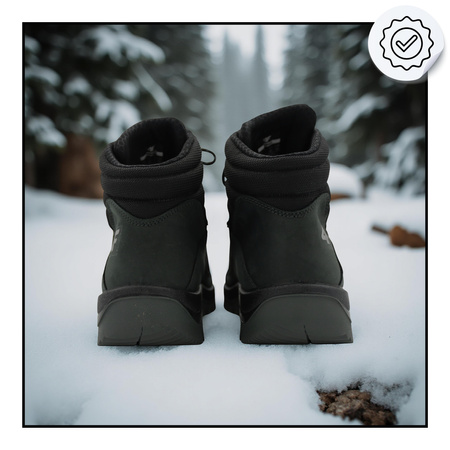 4f BUTY MĘSKIE WYGODNE TREKKINGOWE WYSOKIE NA JESIEŃ ZIMĘ OBMH253 22S 