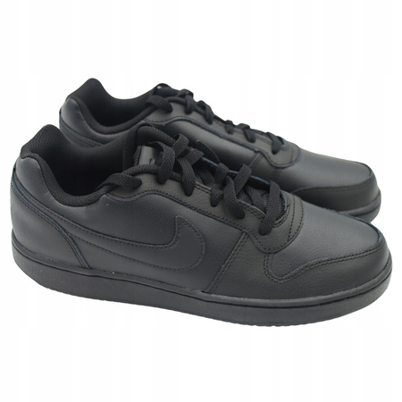 BUTY SPORTOWE MĘSKIE CZARNE WYGODNE SKÓRA NIKE EBERNON AQ1775 003 r. 44,5