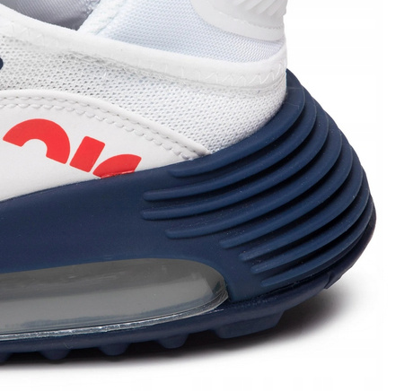 Buty Męskie Nike AIR MAX 2090 Sneakersy Białe Wygodne Miejskie Skóra