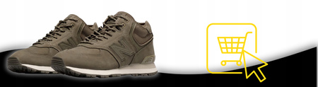 Buty Sneakersy Na Zimę Jesień Wygodne Skórzane NEW BALANCE U574HMO