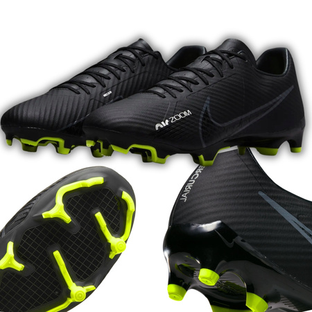 Buty Korki Piłkarskie Czarne Wygodne NIKE ZOOM MERCURIAL VAPOR
