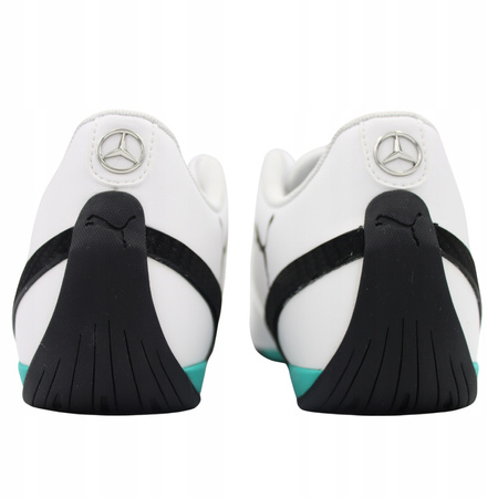 BUTY SPORTOWE MĘSKIE WYGODNE BIAŁE PUMA MAPF1 CARBON CAT 307542 01 