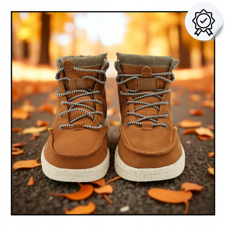 BUTY MĘSKIE LEKKIE SKÓRZANE HEYDUDE BRADLEY BOOT LEATHER 40189 21N 