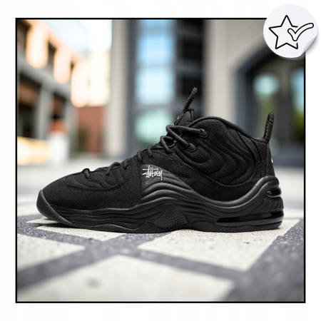 BUTY SPORTOWE MĘSKIE LEKKIE CZARNE NIKE AIR PENNY Koszykarskie