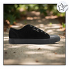 Buty Trampki Sneakersy Czarne Skóra Wygodne Niskie CALVIN KLEIN BLACK