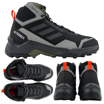 BUTY MĘSKIE TREKKINGOWE WYGODNE TERREX EASTRAILA RAIN.RDY IG8858 r. 40 2/3
