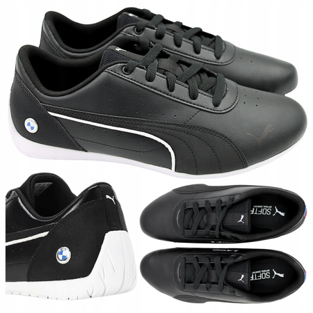 BUTY SPORTOWE MĘSKIE CZARNE WYGODNE PUMA BMW MMS Neo Cat