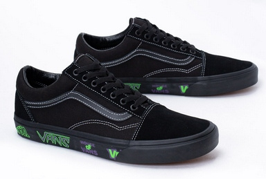 Buty Trampki Młodzieżowe Skaterowe Czarne Wygodne VANS OLD SKOOL