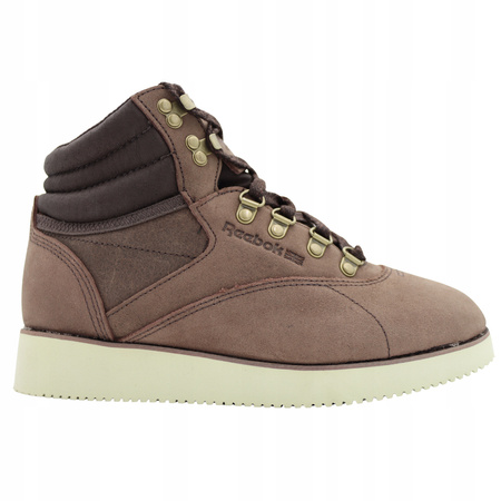 Buty Wysokie Wygodne Na Zimę Sneakersy Damskie Skóra REEBOK V48525