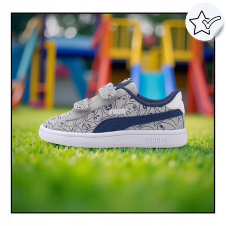 Buty Dla Dziecka Dziecięce Sportowe Na Rzepy PUMA SMASH 371192 01