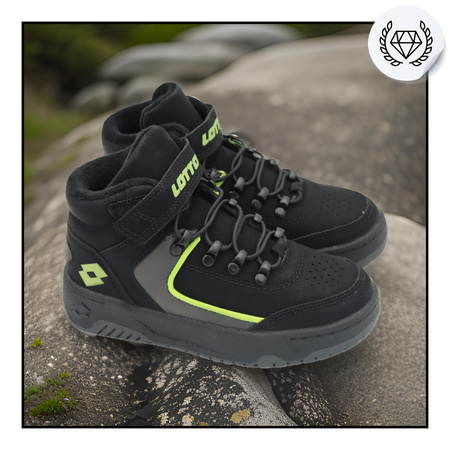 BUTY DZIECIĘCE ZIMOWE WYGODNE OCIEPLANE LOTTO JABSTER 2600510K 1119 