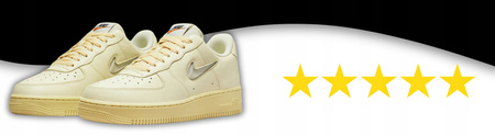 BUTY SPORTOWE DAMSKIE WYGODNE SKÓRA NIKE WMNS AIR FORCE DO9456 100 