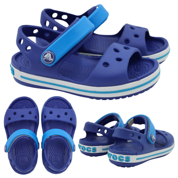 Sandałki dziecięce granat lekkie wygodne crocs crocband 12856 4bx