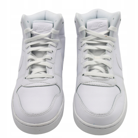 BUTY SPORTOWE MĘSKIE BIAŁE WYSOKIE SKÓRA NIKE EBERNON MID AQ1773 100 r.44,5
