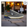 Buty Sneakersy Wygodne Męskie US POLO ASSN NOBIL003-GRY001