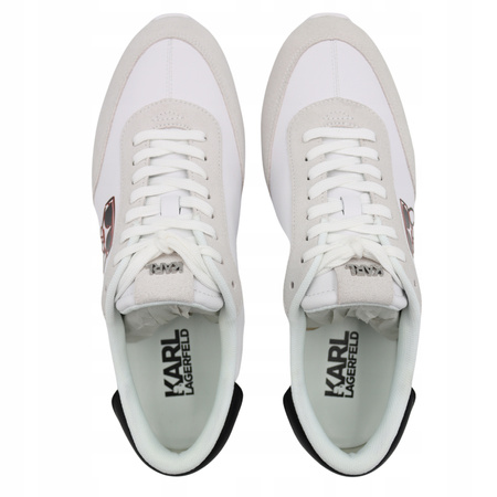 Buty Sneakersy Męskie Wygodne Czarne Skóra KARL LAGERFELD