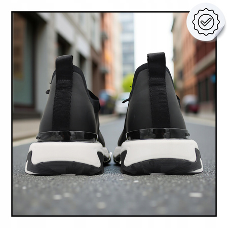 Buty Sneakersy Stylowe Wygodne Czarne KARL LAGERFELD
