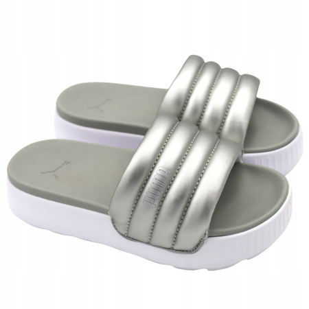 KLAPKI DAMSKIE STYLOWE WYGODNE PUMA KARMEN SLIDE PUFFY 395399 03 r. 39