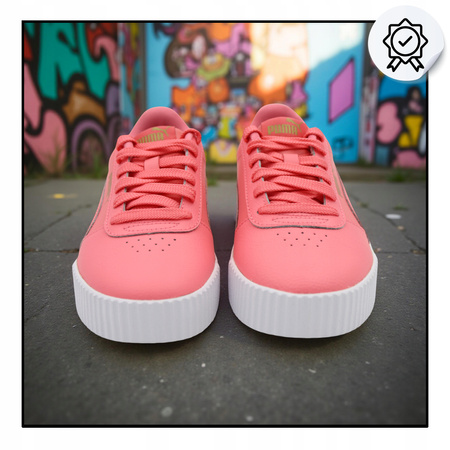 Buty sportowe damskie wygodne Puma 370325 27 Białe Sneakersy