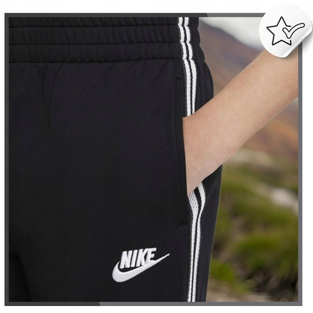 DRES DZIECIĘCY komplet sportowy czarny NIKE FD3061 010 R. M