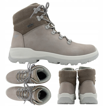 4f BUTY DAMSKIE WYGODNE TREKKINGOWE NA JESIEŃ ZIMĘ OBDH251 26S