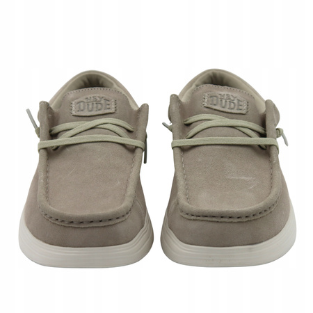 BUTY MĘSKIE LEKKIE MOKASYNY ZAMSZOWE HEYDUDE WALLY COMF SUEDE 419751SN