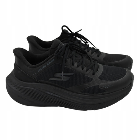 Buty męskie skechers 216351/bbk czarne lekkie wsuwane na co dzień