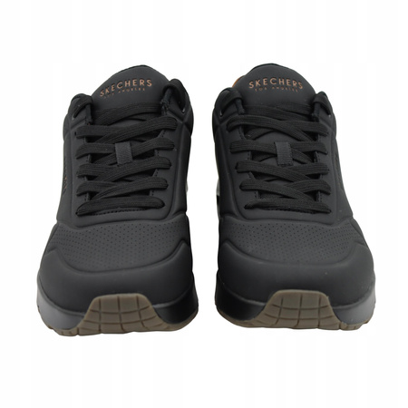 Buty sportowe męskie czarne lekkie wygodne skechers 183004/bbk