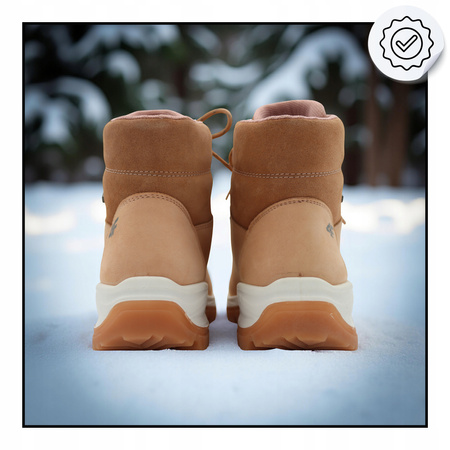 4f BUTY DAMSKIE WYGODNE TREKKINGOWE NA JESIEŃ ZIMĘ OBDH251 56S 