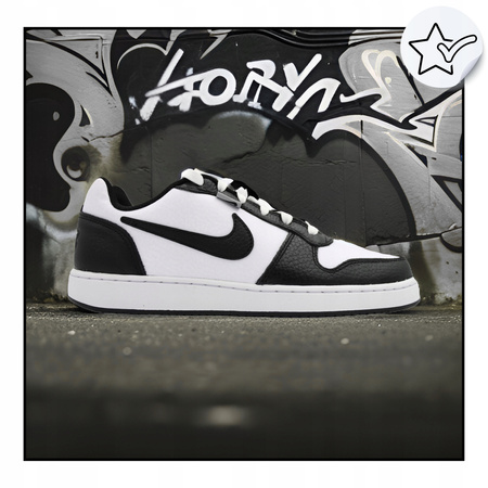 Buty sportowe męskie białe SKÓRA NIKE EBERNON LOW wygodne 
