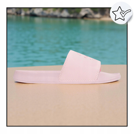 KLAPKI 4F damskie WSUWANE PLAŻOWE BASENOWE NA BASEN WYGODNE RÓŻOWE R. 39