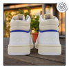 Buty Sneakersy Wysokie Białe Skóra Skórzane Wygodne ADIDAS HOOPS