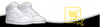 Buty Damskie Wysokie Skórzane Wygodne Białe NIKE WMNS EBERNON MID