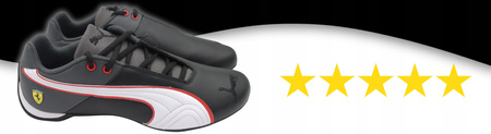 Buty Męskie Wygodne Modne Lekkie Czarny PUMA FERRARI FUTURE CAT OG