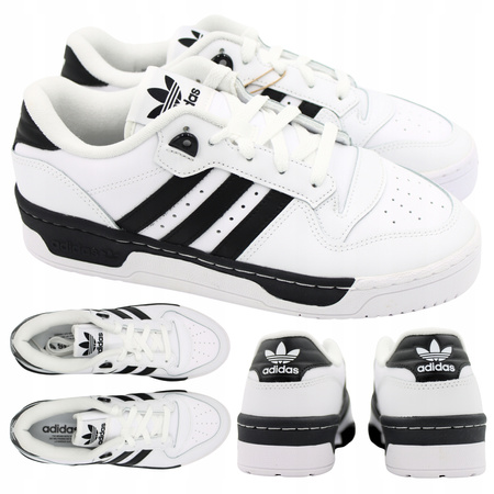 BUTY MĘSKIE SPORTOWE SNEAKERSY SKÓRA ADIDAS RIVALRY LOW ID8413 r. 43 1/3