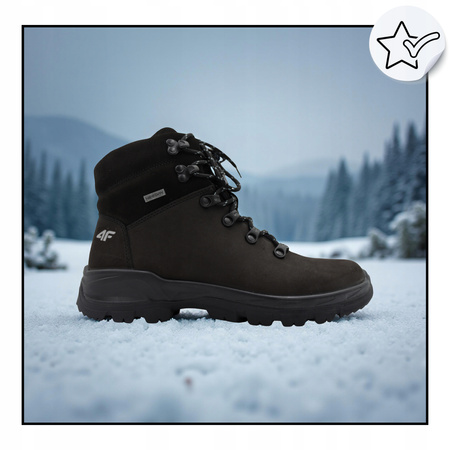 4f BUTY DAMSKIE WYGODNE TREKKINGOWE NA JESIEŃ ZIMĘ OBDH251 21S