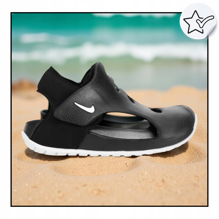 Buty sportowe sandały czarne DZIECIĘCE Nike Sunray Protect DH9462 001 r. 35