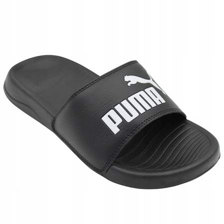 Puma klapki Czarne Komfortowe męskie Popcat na plaże basen r. 35,5