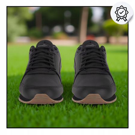 BUTY SPORTOWE MĘSKIE skórzane PUMA ST RUNNER CZARNE 384855 04 R. 40,5