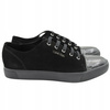Buty Trampki Sneakersy Czarne Skóra Wygodne Niskie CALVIN KLEIN BLACK