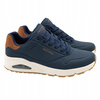 Buty sportowe męskie granatowe lekkie wygodne skechers 183004/nvy