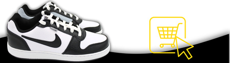 Buty sportowe męskie białe SKÓRA NIKE EBERNON LOW wygodne 