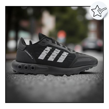 Buty sportowe czarne ADIDAS LA TRAINER III J wygodne 