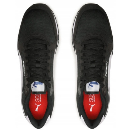 Buty sneakersy męskie WYGODNE PUMA ST RUNNER CZARNE 