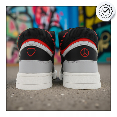 Buty Młodzieżowe Sneakersy Wysokie Wygodne ADIDAS DROP STEP