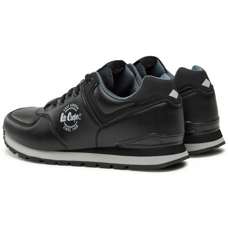 Buty Męskie Miejskie Lekkie Codzienne Wygodne Czarne LEE COOPER