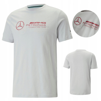 KOSZULKA MĘSKA SZARA PUMA MAPF1 LOGO 53848202 r. S